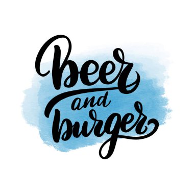 yazı bira ve burger