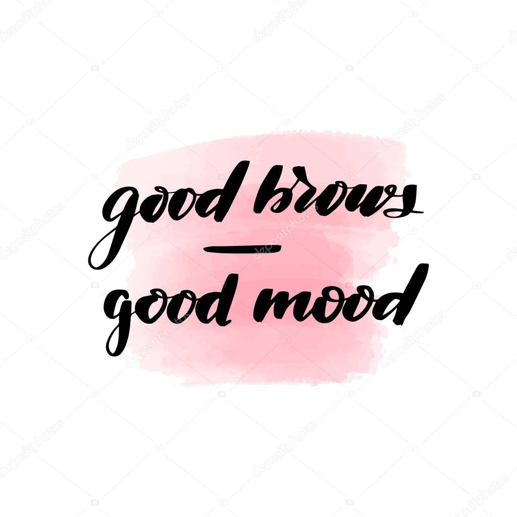 good brows - good mood