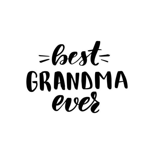 Letras mejor abuela nunca — Archivo Imágenes Vectoriales