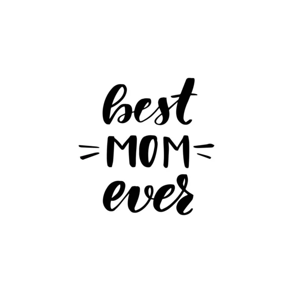 Γράμματα καλύτερη μαμά ποτέ — Διανυσματικό Αρχείο