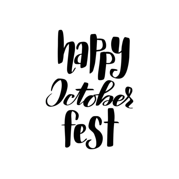 Letras feliz festival de octubre — Vector de stock