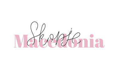 İlham verici el yazısı fırça yazı . Vektör kaligrafi illüstrasyon