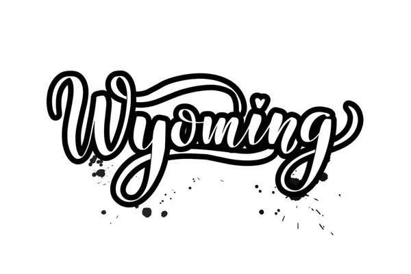 Illustration de calligraphie vectorielle isolée sur fond blanc — Image vectorielle