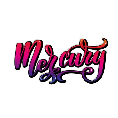 Cıva. Beyaz arkaplanda el yazısıyla yazılmış ilham verici harfler.. 