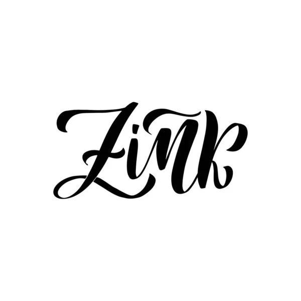 Vektor kalligrafi illustration isolerad på vit bakgrund. — Stock vektor