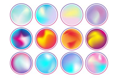 Hikaye Işıkları Simgeleri Işıklandırıyor. Renkli eğilimli eğilim.