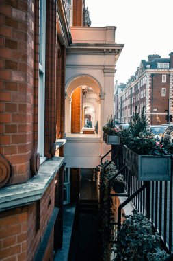 Regents sokak yakınında Londra boş streen bir kapı