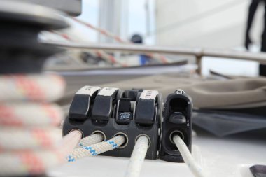 çeşitli aletler, cihazlar ve parçaları yat. Yatçılık