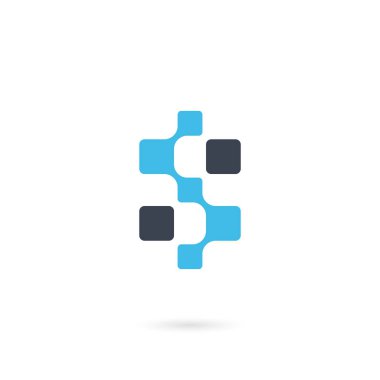 İlk harf S. nöron Technology logosunu görmeniz gerekir. Teknoloji simgesi entegre