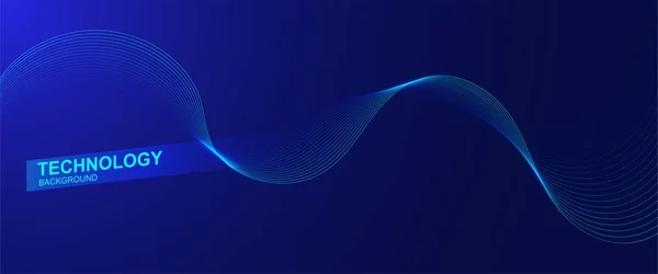 Wave Abstrakt Futuristiska Bakgrund Med Kurvform Användbara För Affisch Tapeter — Stock vektor