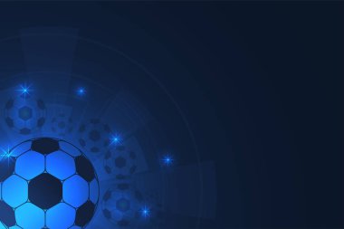 futbol topu teknoloji mavi duvar kağıdı