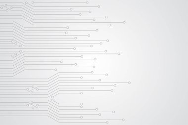 Gri devre teknoloji arka plan