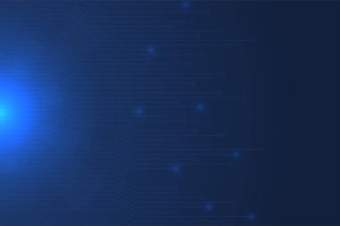 Mavi devre teknoloji arka plan