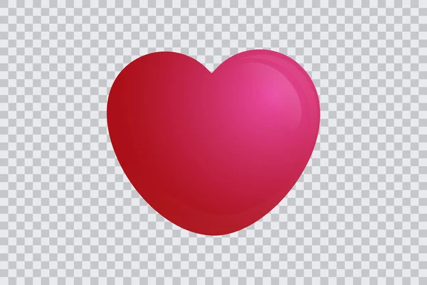 Dia Dos Namorados Textura Transparente Coração — Vetor de Stock