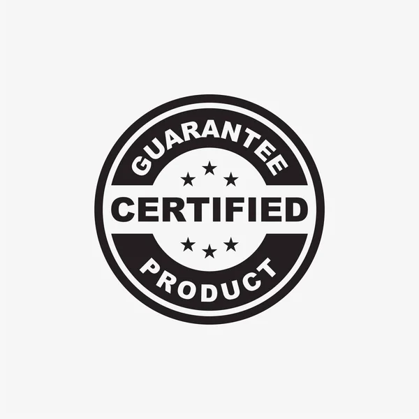 Modelo Ícone Selo Garantia Certificada —  Vetores de Stock