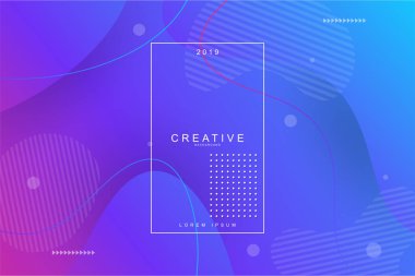 Sıvı açılış sayfası, mavi arka plan. Sıvı, sıvı, dalgalı, degrade, akan, dinamik Şekil arka plan. Modaya uygun ve modern arka plan rengi. Serin banner tasarım şablonu