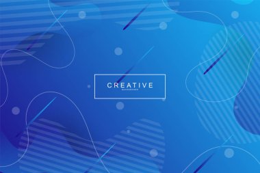 Akışkan açılış sayfası, mavi arka plan. Sıvı, sıvı, dalgalı, degrade, akan, dinamik şekil arka plan. Modaya uygun ve modern arka plan. Cool banner tasarım şablonu.