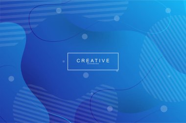 Akışkan açılış sayfası, mavi arka plan. Sıvı, sıvı, dalgalı, degrade, akan, dinamik şekil arka plan. Modaya uygun ve modern arka plan. Cool banner tasarım şablonu.