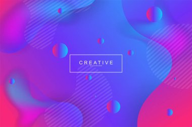 Akışkan açılış sayfası, mavi ve mor arka plan. Sıvı, sıvı, dalgalı, degrade, akan, dinamik şekil arka plan. Modaya uygun ve modern arka plan renkleri. Cool banner tasarım şablonu.