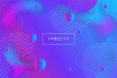 Akışkan açılış sayfası, mavi ve mor arka plan. Sıvı, sıvı, dalgalı, degrade, akan, dinamik şekil arka plan. Modaya uygun ve modern arka plan renkleri. Cool banner tasarım şablonu.