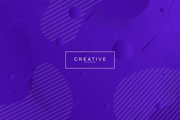 流体ランディングページ 紫色の背景 流れる 動的な形状の背景 トレンディで現代的な背景 クールなバナーデザインテンプレート — ストックベクタ