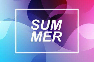 Yaz arka planı için sıvılar soyut şekil. mavi ve pembe renkler