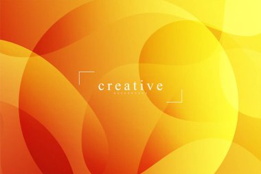 Akışkan açılış sayfası, turuncu arka plan. Sıvı, sıvı, dalgalı, degrade, akan, dinamik şekil arka plan. Modaya uygun ve modern arka plan renkleri. Yaratıcı banner tasarım şablonu.