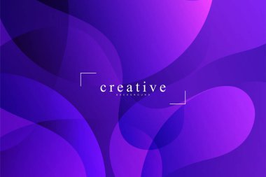 Akışkan açılış sayfası, mor arka plan. Sıvı, sıvı, dalgalı, degrade, akan, dinamik şekil arka plan. Modaya uygun ve modern arka plan renkleri. Yaratıcı banner tasarım şablonu.