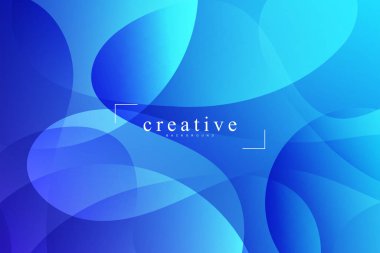 Akışkan açılış sayfası, mavi arka plan. Sıvı, sıvı, dalgalı, degrade, akan, dinamik şekil arka plan. Modaya uygun ve modern arka plan renkleri. Yaratıcı banner tasarım şablonu.