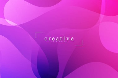 Akışkan açılış sayfası, mor arka plan. Sıvı, sıvı, dalgalı, degrade, akan, dinamik şekil arka plan. Modaya uygun ve modern arka plan renkleri. Yaratıcı banner tasarım şablonu.