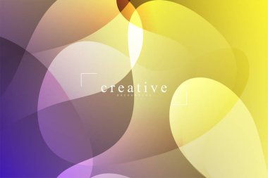 Akışkan açılış sayfası, mor ve sarı arka plan. Sıvı, sıvı, dalgalı, degrade, akan, dinamik şekil arka plan. Modaya uygun ve modern arka plan renkleri. Yaratıcı banner tasarım şablonu.