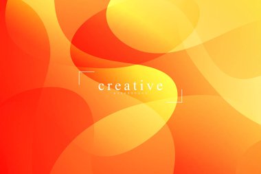 Akışkan açılış sayfası, turuncu arka plan. Sıvı, sıvı, dalgalı, degrade, akan, dinamik şekil arka plan. Modaya uygun ve modern arka plan renkleri. Yaratıcı banner tasarım şablonu.