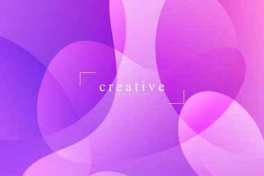 Akışkan açılış sayfası, mor arka plan. Sıvı, sıvı, dalgalı, degrade, akan, dinamik şekil arka plan. Modaya uygun ve modern arka plan renkleri. Yaratıcı banner tasarım şablonu.