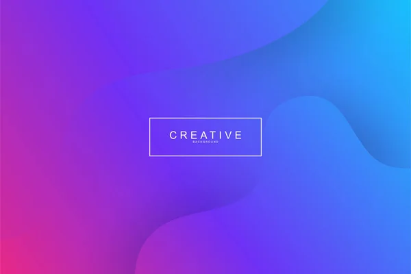 Fluid Landing Page Blue Purple Background Fluid Liquid Wavy Gradient — Stock Vector