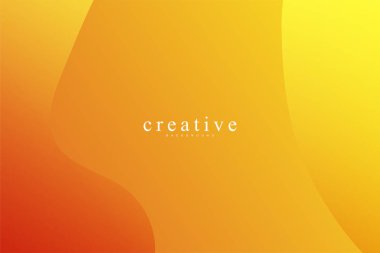 Akışkan açılış sayfası, turuncu ve sarı arka plan. Sıvı, sıvı, dalgalı, degrade, akan, dinamik şekil arka plan. Modaya uygun ve modern arka plan renkleri. Yaratıcı banner tasarım şablonu.