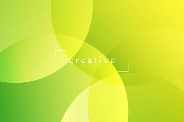 流体ランディングページ 緑と黄色の背景 流れる 動的な形状の背景 トレンディでモダンな背景色 クリエイティブバナーデザインテンプレート — ストックベクタ