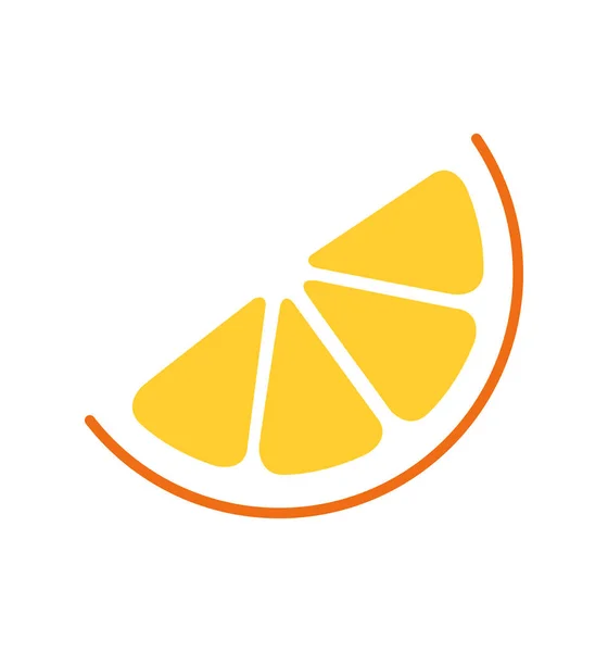 Orange Symbol Vektor Illustration eps10 isoliert auf weißem Hintergrund — Stockvektor