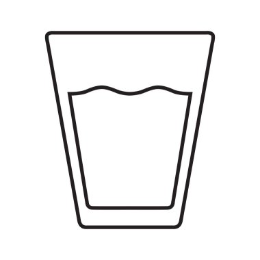 saman satırı siyah simgesi ile cam