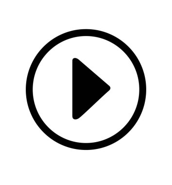 Beyaz arka plan vektör illüstrasyon izole oyun düğme simgesi