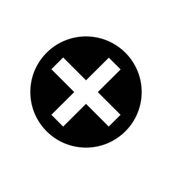 İşareti basit düz tasarım üzerinde beyaz izole işareti