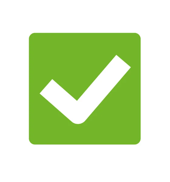 Kontrola seznamu tlačítko ikona Vektor izolované na bílém — Stockový vektor