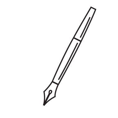 Alışveriş arabası simgesi çizgisi çizimi izole edildi