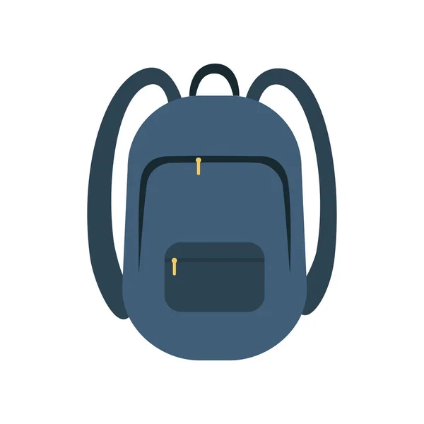 Icono de la mochila vector plano ilustración eps aislado 10 — Vector de stock