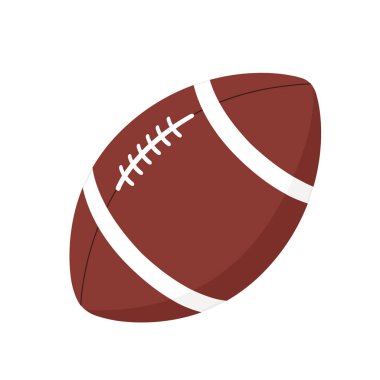 Rugby futbol topu simgesi vektör illüstrasyon