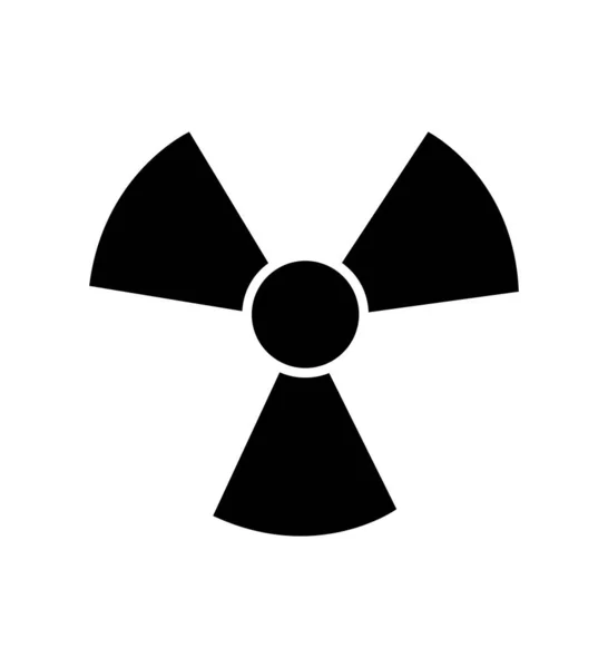 Διάνυσμα εικονιδίου ακτινοβολίας απομονωμένο σε λευκό eps 10 — Διανυσματικό Αρχείο