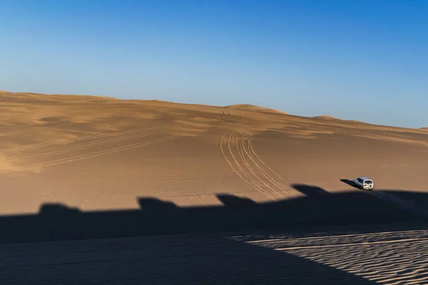 Wspaniała Przygoda Safari Wycieczka Przez Samochody Pustyni Siwa Egipt — Zdjęcie stockowe