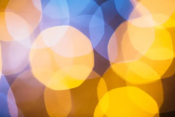 Grande Oro Argento Bokeh Uno Sfondo Scuro — Foto Stock