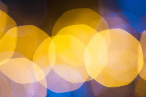 Large Gold Silver Bokeh Dark Background — Stock Photo, Image