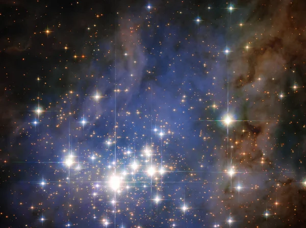 Sterngalaxien im Universum. — Stockfoto
