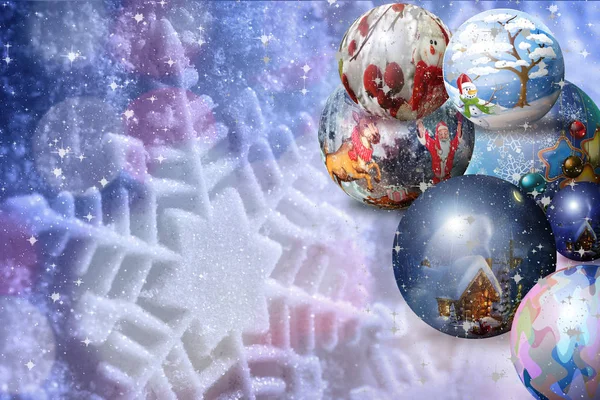 ビンテージ スタイルの美しいクリスマスのグリーティング カード — ストック写真